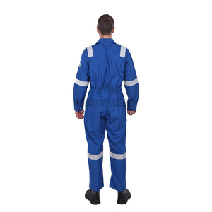 Overol de Aramida Resistente a las <span class=keywords><strong>Llamas</strong></span> para la Industria del Petróleo y Gas, Traje de Trabajo Resistente a las <span class=keywords><strong>Llamas</strong></span> - Product Image 4
