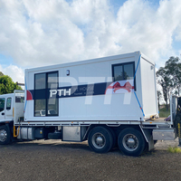 PTH 6000mm Maisons conteneurs, unités d'habitation complémentaires (ADU) de haute qualité, conformes aux normes européennes, en kit, pour usage hôtelier, modernes et résistantes aux ouragans