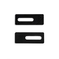 Pièces usinées CNC anodisées noires pour appareils électroniques / Boîtiers en aluminium sur mesure / Fabrication de précision