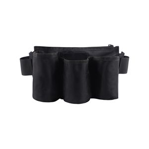 Waterproof Oxford Cloth Waist <b>Bag</b> With Multiple Pockets For Cleaning Tools And Outdoor Activities Unisex Gray And Black - Product Image 5