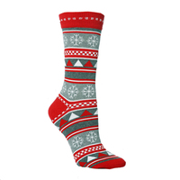 Chaussettes de Noël mignonnes en coton pour femmes, personnalisables, idéales pour les cadeaux de festival, vente en gros à prix réduit