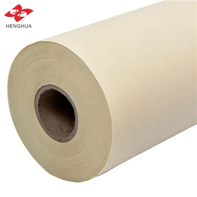 Henhua OEM PP kain Nonwoven PP Polipropilena Tnt Spunbond 100% bahan Polipropilena PP tunggal S kain Non tenun gulungan Jumbo