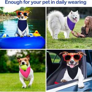 Custom Logo Bandana Dog Eco-Friendly Wholesale High Quality Personalized Cotton <b>Blank</b> <b>Pet</b> Triangular Scarf Bandanas for Dogs - Product Image 4