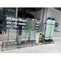 Máquina de Tratamiento de Agua por Ósmosis Inversa para Pozos de Agua Salobre de 1000 L/H, Purificación de Agua para Granjas, Ganado, 10000 PPM, Energía Solar