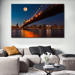 <span class=keywords><strong>Peinture</strong></span> murale <span class=keywords><strong>abstraite</strong></span> moderne <span class=keywords><strong>de</strong></span> paysage aquatique à l'aquarelle sur toile imprimée sur mesure, vente en gros d'usine, haute qualité pour intérieur - Product Image 3