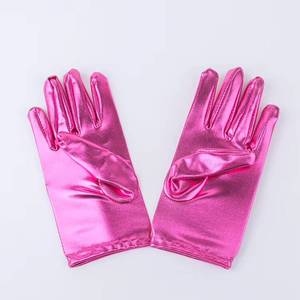 Gants courts pour enfants, accessoires de costume de scène, de fête, d'opéra, de danse, à doigts entiers, à la mode - Product Image 5