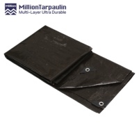 Bâche de protection en polyéthylène pour camions, bateaux et voitures, résistante aux intempéries, modèle Million Protective