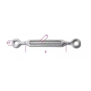 BETA - 082050210 ROBUR-Tensor de ojo y ojo AISI 316 (paquete múltiple)-ELEMENTOS EAN 8014230635460 PARA CONECTORES DE FIJACIÓN - Product Image 2