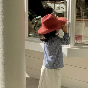 <span class=keywords><strong>2025</strong></span> thời trang mũ rơm mùa xuân mùa hè dù để che nắng dành cho người lớn trẻ em Panama mũ rơm kỳ nghỉ bãi biển mũ - Product Image 4