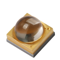 Puce LED UV 265nm SMD 2835 3535 3838 avec lentille en quartz 1W DC6V Source de lumière UVC à longueur d'onde unique