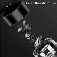 Termo Inteligente de Acero Inoxidable Aislado con Sensor de Vacío y Temperatura, Botella de Agua Inteligente con LED y Temperatura