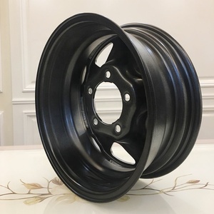 Rines de 4 y 5 Orificios de 16, 17 y 18 Pulgadas, Estructura de Aleación 14 y 15, Accesorios Negros y Plateados para Auto, Color Acero y Aluminio - Product Image 3