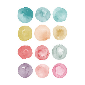 Adesivo da parete a <span class=keywords><strong>pois</strong></span> a colori per acquerello, - Product Image 6