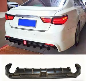 ABS Material Car Body Kit Upgrade for Mark X 2010-2012 Front Bumper Lower Lip Side Skirts Rear Diffuser <b>Screw</b>-On - Product Image 4