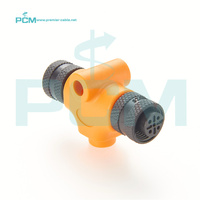 Adaptateur femelle-femelle à 5 broches M12 A-Code pour l'automatisation industrielle DeviceNet CANOpen NMEA2000 Marine Robotique