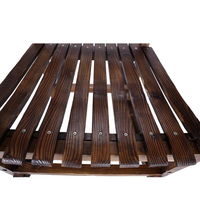 Nouvelle chaise berçante moderne en cèdre pour une utilisation intérieure et extérieure, siège confortable en bois naturel, bascule personnalisée