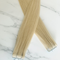 Extension de cheveux Remy à cuticules alignées avec bande Invisible, nouvelle technologie d'injection