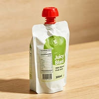 Prix d'usine – Sachets souples personnalisés imprimés avec bec verseur anti-fuite pour emballage de boissons liquides 100ml 200ml 300ml 450ml