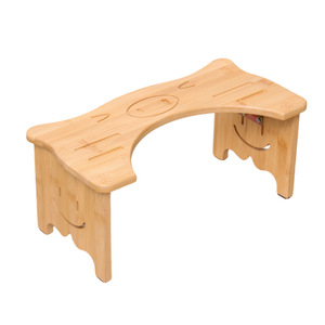 Tabouret de toilette en bambou, marchepied en bois, design ergonomique pour la salle de bain - Product Image 3