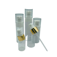 15ml 35ml 50ml 60ml 75ml 80ml 250ml kayu bambu ramah lingkungan kaca hitam pengap gulungan On Pp kosmetik pompa botol tanpa udara
