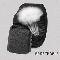 Ceinture tactique de randonnée en sangle résistante, ceinture tactique robuste à boucle métallique à dégagement rapide
