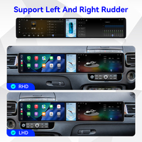 Écran triple 12,3 pouces Foforfor pour Volkswagen Touareg 2011-2017, Carplay Android 15, autoradio multimédia, DSP 4G GPS Navi OEM