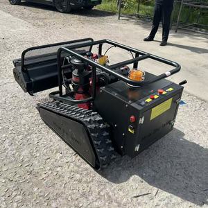 China Remote-controlled Tracked Robotic Lawnmower with Factory Price - Product Image 1