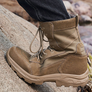 Scarpe da Trekking e Alpinismo Alla Moda e Classiche con Tomaia in Vera Pelle, Suola in Gomma Antiscivolo e Impermeabile, Allacciatura con Lacci - Product Image 3