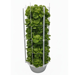 Sistema de Cultivo Hidropónico, Torre Hidropónica Vertical Interior y Exterior para 28 Plantas con Bomba, Kit de Germinación de Plantas - Product Image 4
