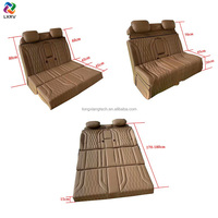 Siège en cuir de luxe multifonctionnel électrique LXRV à 3 plis pour camping-car, caravane (imperméable)