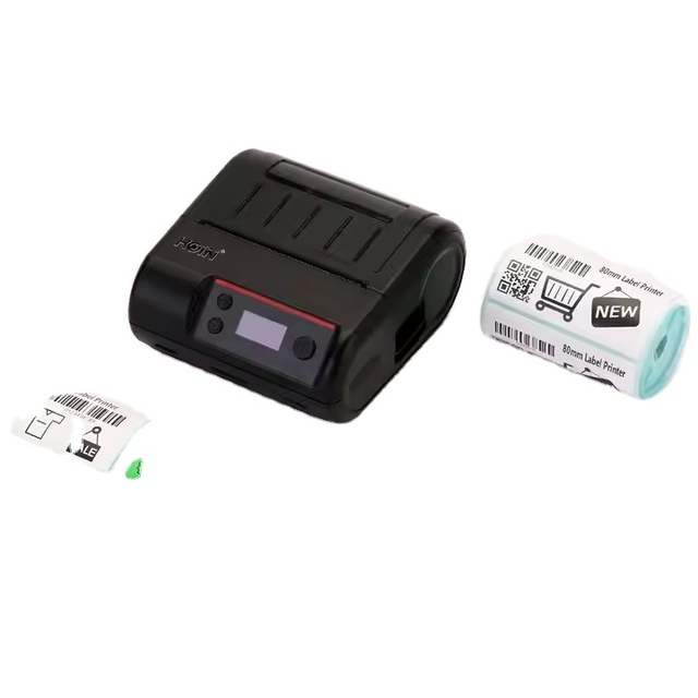 Best Price Hoin HQ300 80mm Wireless 2 in 1 Thermal Printer for Barcode and Digital Receipt Retail Printing