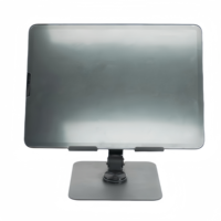Support de tablette réglable en acier au carbone personnalisé avec angle de vision rotatif à 360°, design ergonomique de bureau à 180°, portable