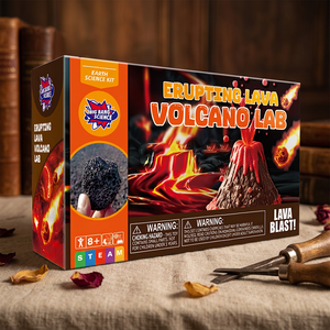 Modelo de <span class=keywords><strong>volcán</strong></span> no tóxico que hace el kit de <span class=keywords><strong>erupción</strong></span> Kit de herramientas de experimento de <span class=keywords><strong>volcán</strong></span> para niños - Product Image 4