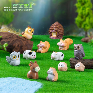 Nuevos accesorios decorativos colgantes para micro-paisajes <span class=keywords><strong>de</strong></span> jardín, con diseño <span class=keywords><strong>de</strong></span> búho, ardilla y animales pequeños, para bricolaje y paisajismo. - Product Image 2