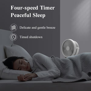 HEBRON Small Clip-On USB Charging <strong>Fan</strong> New Silent <strong>Fan</strong> Set For Student Dormitory Bed Office Desktop &amp; Car Battery Powered - Product Image 5