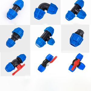 Raccords coudés en <span class=keywords><strong>polyéthylène</strong></span> haute pression Pn16, raccords en T et raccords à compression en PEHD pour système d'irrigation agricole - Product Image 3