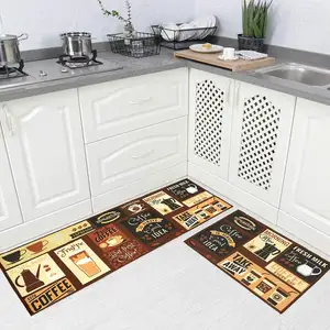 Karpet lantai, keset dapur motif Universal Anti licin tahan lama Anti lelah dapat dicuci