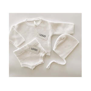 Set Multi-Pezzo per Neonati e Bambini: Maglione a Maniche Lunghe e Pantaloncini in Maglia, Design Carino del Produttore Square <span class=keywords><strong>Fonda</strong></span> - Product Image 1