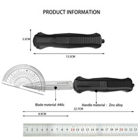 Couteau miniature BM 3200, lame 440C, manche en alliage de zinc, camping, pêche, randonnée, EDC, survie, couteau multifonction