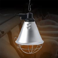 Abat-jour pour lampe chauffante pour animaux de ferme avec interrupteur à intensité variable, étanche et anti-brûlure, pour l'élevage de volailles, de porcs et d'animaux de compagnie