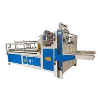 Emballage ondulé 2800 formant la machine semi-automatique de collage de boîte de carton d'équipement