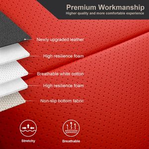 Set Completo di Fodere per Sedili Auto <span class=keywords><strong>su</strong></span> <span class=keywords><strong>Misura</strong></span> per Ford Mustang 2015-2024, Protezioni <span class=keywords><strong>in</strong></span> <span class=keywords><strong>Pelle</strong></span> Nappa per Cinque Posti - Product Image 6