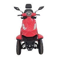 60v1000W Scooter de mobilité électrique à 4 roues Auvent amovible Poids léger Handicapé Accessible 1000W Ceinture de sécurité Approuvé EEC