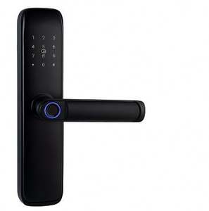 <span class=keywords><strong>Serrure</strong></span> de porte intelligente multi-<span class=keywords><strong>points</strong></span> à empreinte digitale TTLOCK avec application Tuya, lecteur d'empreintes digitales, mot de passe, serrures intelligentes pour porte d'entrée - Product Image 1