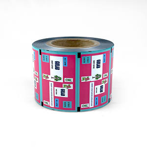 ฟิล์มม้วนบรรจุภัณฑ์แบบกำหนดเอง ฟิล์มบรรจุภัณฑ์แบบนิ่ม สำหรับขนม ลูกอม คุกกี้ อาหาร ฟิล์มม้วนแบบซอง ฟิล์มพลาสติก PET เคลือบ - Product Image 2