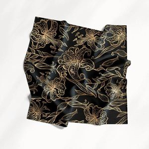 Écharpe en soie personnalisée pour femmes, foulard pour femmes, écharpe en soie pour hommes - Product Image 2