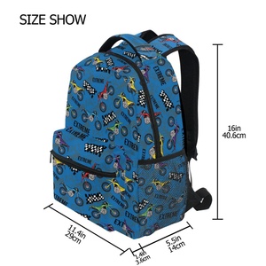 2025 New Arrivals Trending Custom Fashion Cartoon Print <b>Lightweight</b> Book Bag School <b>Backpack</b> with Zipper Closure - Product Image 4