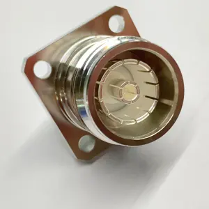 Conector hembra 4,3/10 mini din a 4,3/10 jack, conector RF de Panel Din cuadrado