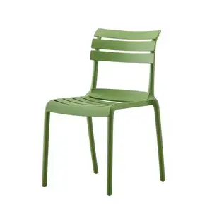 Fabrika toptan plastik yemek sandalyeleri eğlence güneş salon sandalyeleri modern açık istiflenebilir bahçe plastik reçine sandalyeler