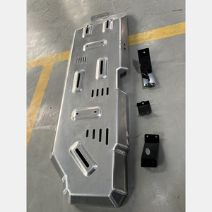 Placa Protectora de Chasis y Motor de Aleación de Aluminio y Magnesio de 8mm para Toyota <span class=keywords><strong>Tacoma</strong></span> <span class=keywords><strong>4x4</strong></span> 2015-, Color Plateado, Garantía de por Vida - Product Image 4
